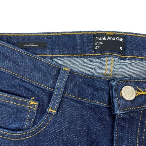 NWT FRANK & OAK The Joan Mid Rise Bootcut Fit Jeans 27 - Picture 7 of 11